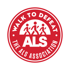 Red Walk to Defeat ALS Logo