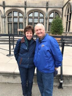 Donna and Steve at the Biltmore Estate in 2019.