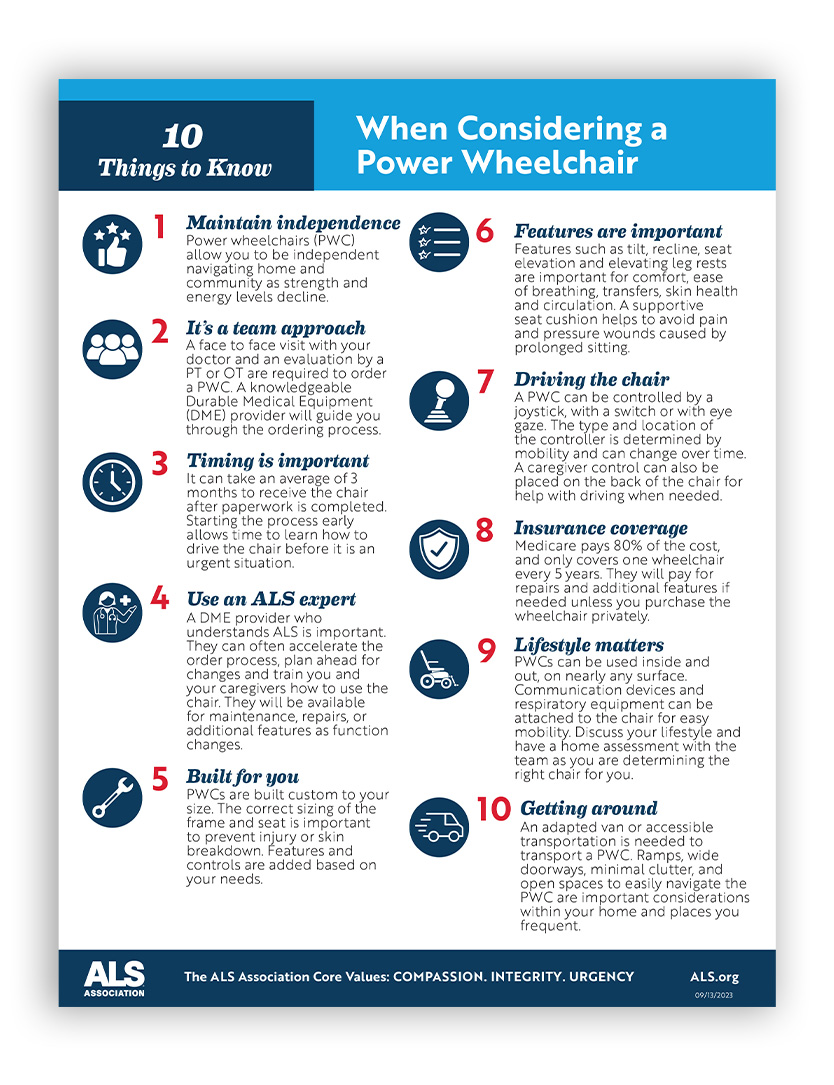  Considering a Power Wheelchair