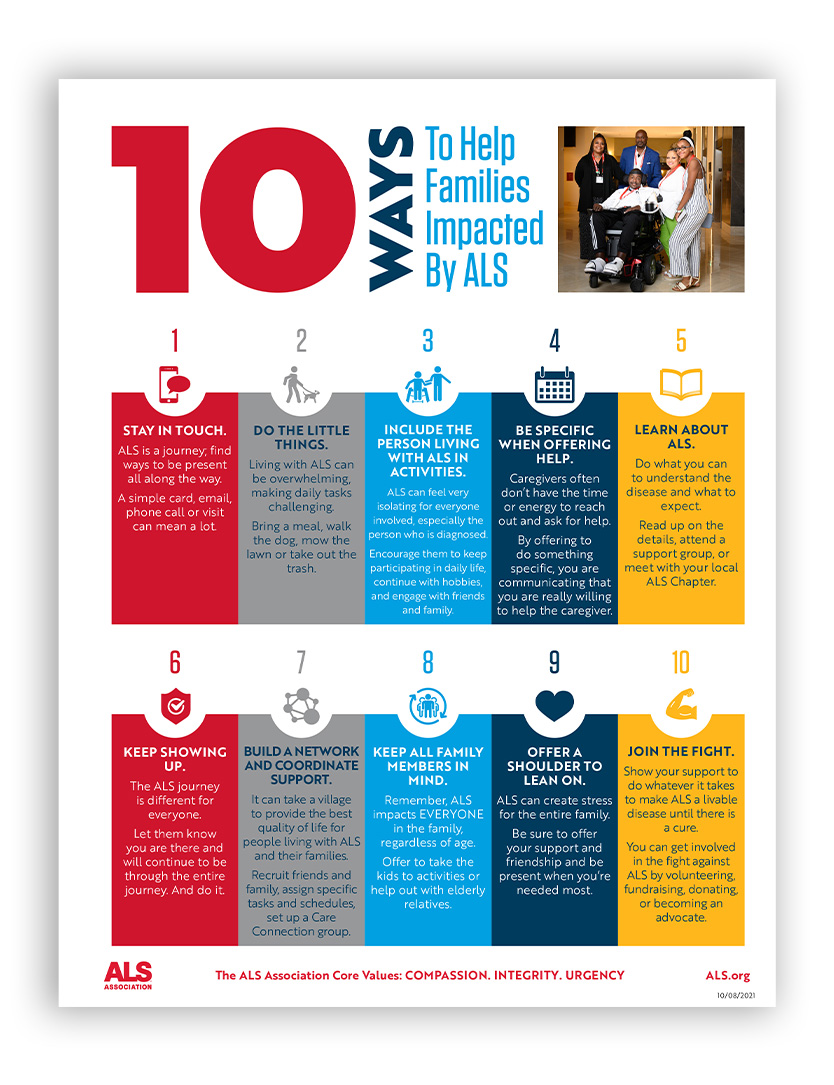 10 Ways to Help Families Impacted By ALS