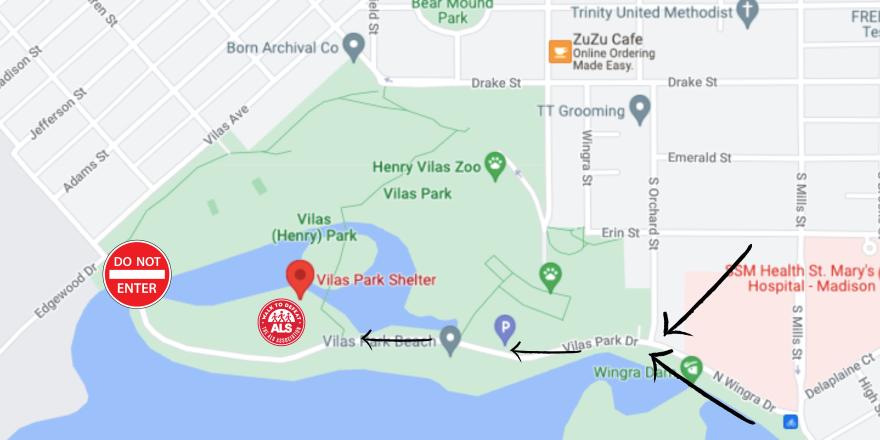 WI_2022 Vilas Park Directions Map