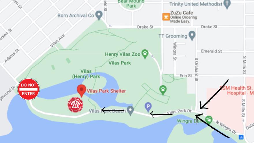 WI_2022 Vilas Park Directions Map