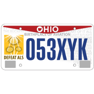 Ohio ALS License Plate