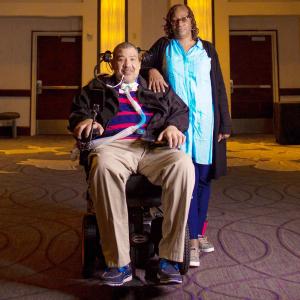 Person with ALS and his wife