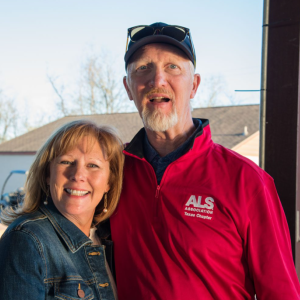 Caregiver and person living with ALS