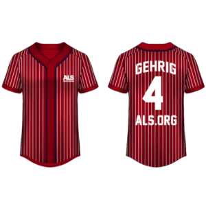 Lou Gehrig Day Red Baseball Jersey